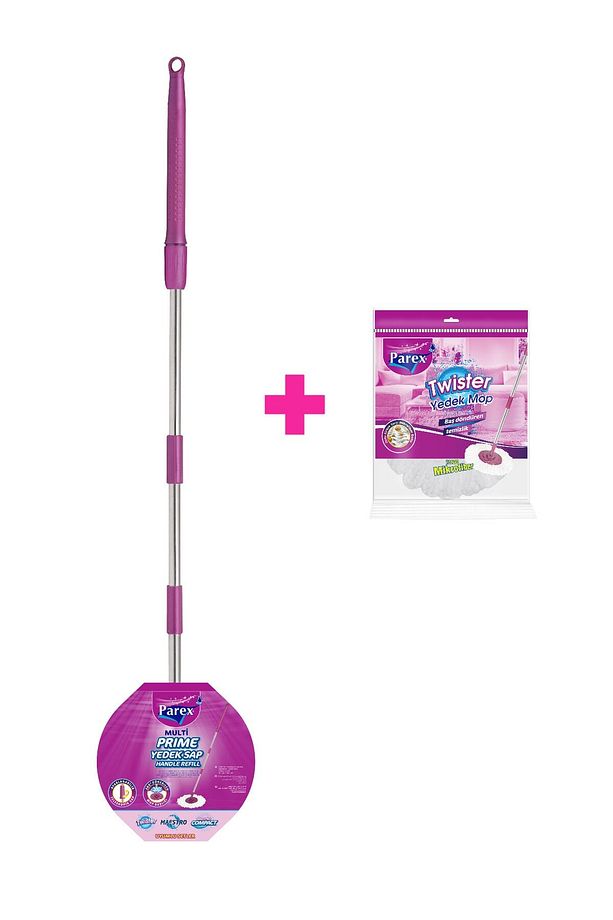 Paspas ve Mop Twister Yedek Sap(multi Prime)+ Twister Yedek Mop 255Xseri - 1