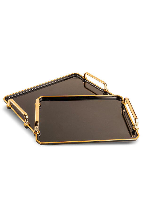 2 li Tepsi Ev Dekorasyon Sofra Mutfak - 6