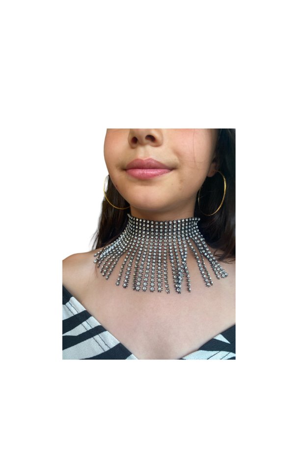 Brand neck collar necklace stone look necklace