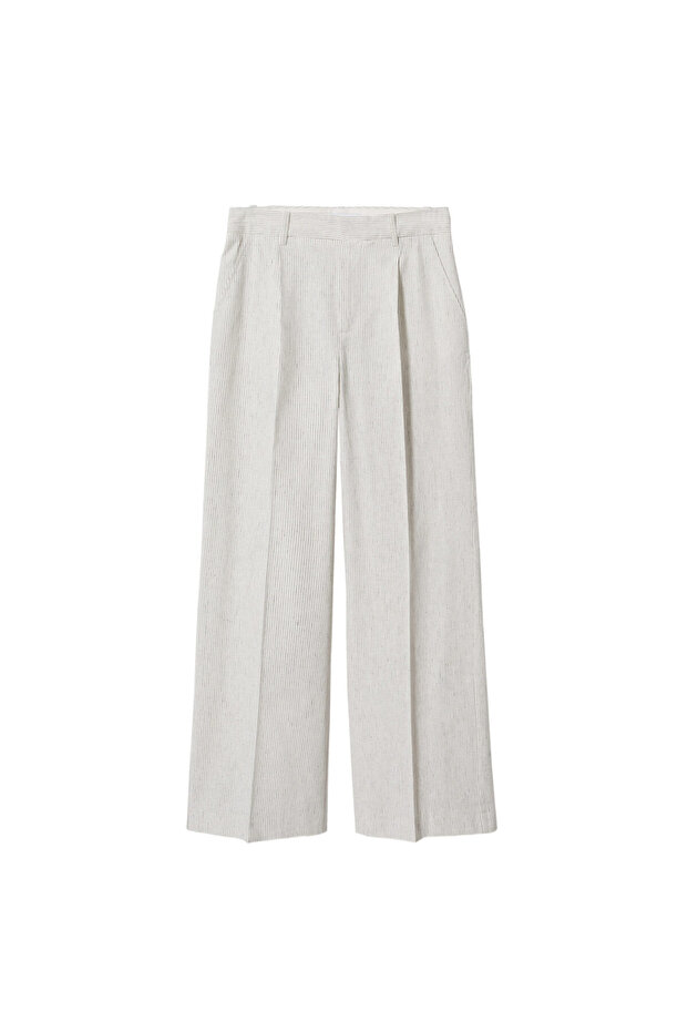 Kadın Natürel Pantolon - 4