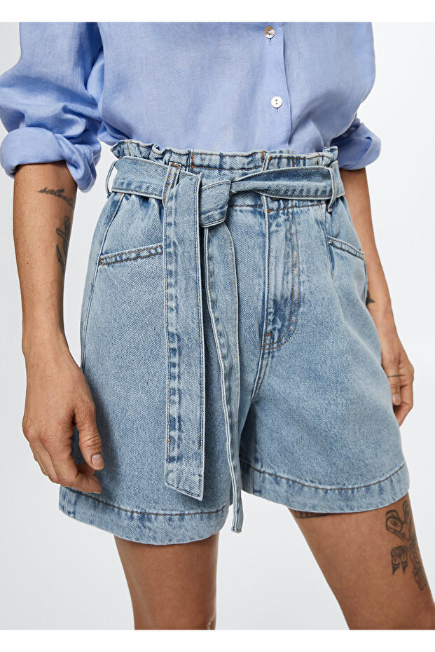 Açık Denim Kadın Şort & Bermuda 37020080 - 5