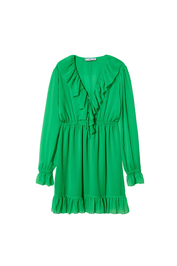 Yeşil Kadın Elbise  37072884 - 4