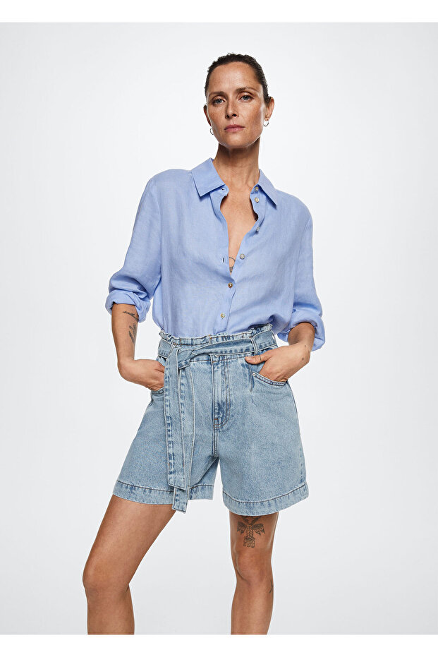 Açık Denim Kadın Şort & Bermuda 37020080 - 2