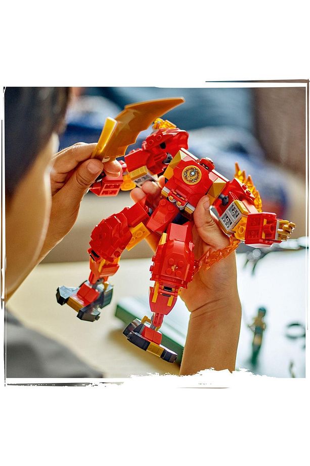 ® NINJAGO® Kai'nin Ateş Elementi Robotu 71808 - 7+ Yaratıcı Oyuncak Yapım Seti (322 Parça) - 5