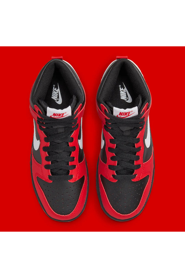 Dunk High Black Red - 4