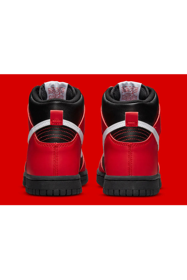 Dunk High Black Red - 5