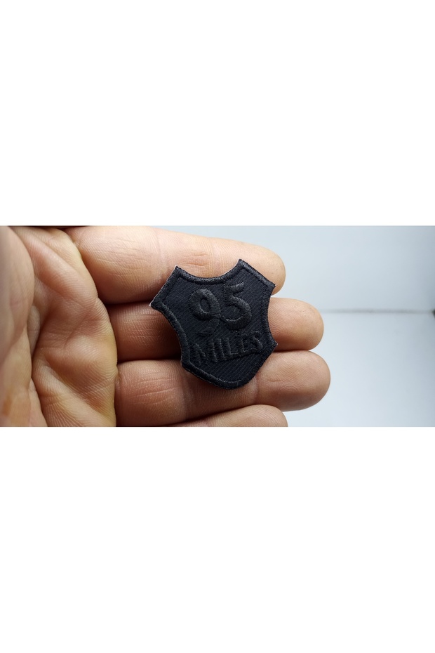 Iron-On 4-Piece Black Small Patch Arma Patch - 4