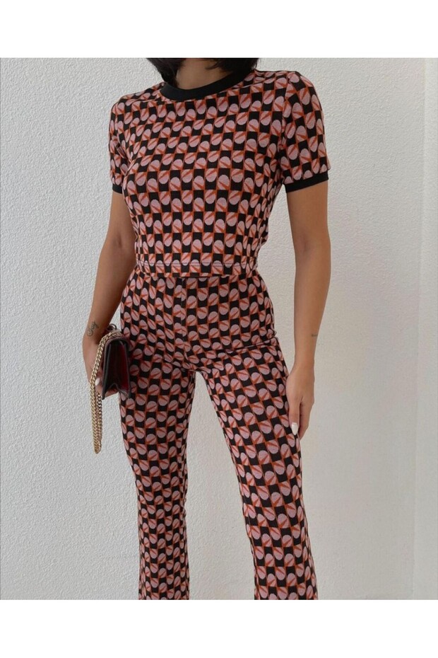 Crop&Pantolon Takım