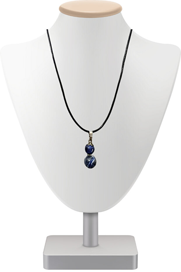 Certified Sodalite Natural Stone Necklace