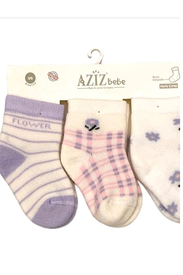 Тройни бебешки чорапи - 1
