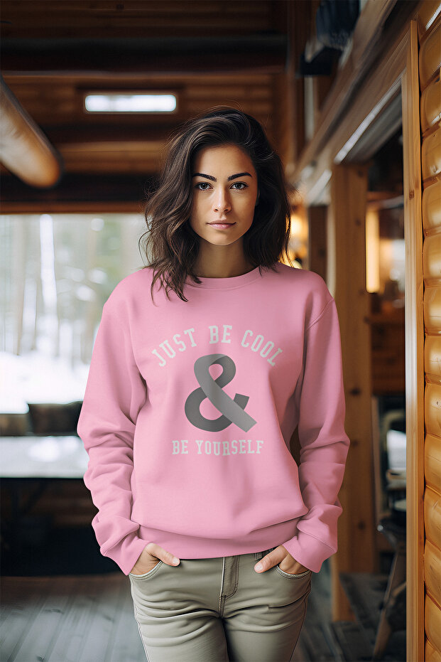 Just Be Cool Style Women's Crew Neck Sweatshirt