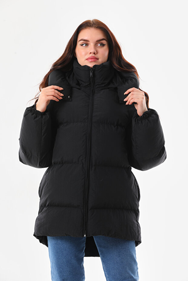 Voděodolná bunda s kapucí - 1