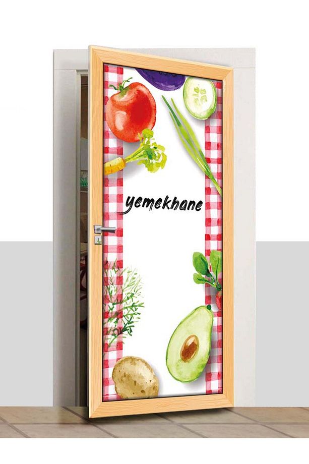 Okul Kapı Giydirme - Yemekhane - K1128 - 1