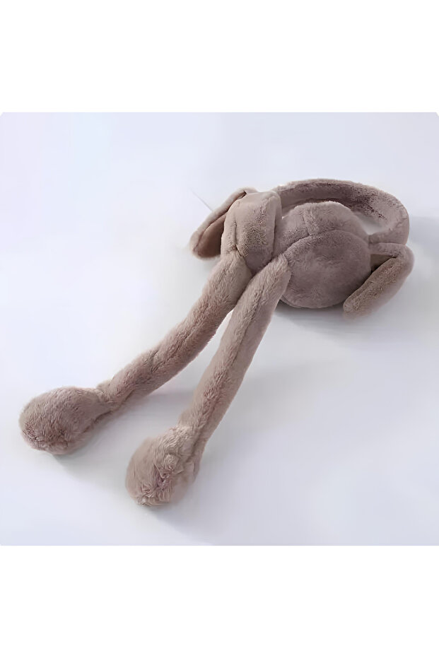 Plush Headphones with Movable Rabbit Ears with Playful Ears