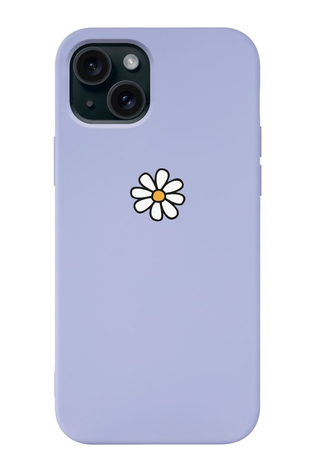 iPhone 15 Compatible Daisy Patterned Launch Phone Case
