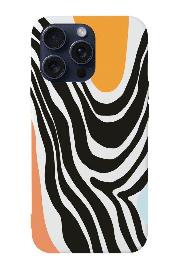 iPhone 15 Pro Max Compatible Zebra Art Patterned Launch Phone Case