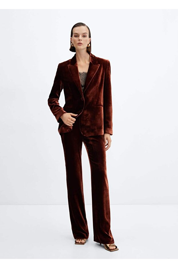 Kadife kumaş pantolon - 2