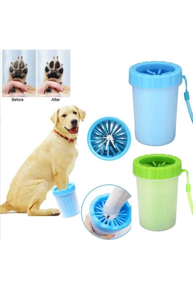 Dog & Cat Paw Foot Washing Bucket Silicone Gel Brushed Paw Cleaning Cup Ptykm
