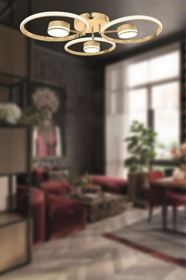 9982-6 Sarı Led Avize - 2