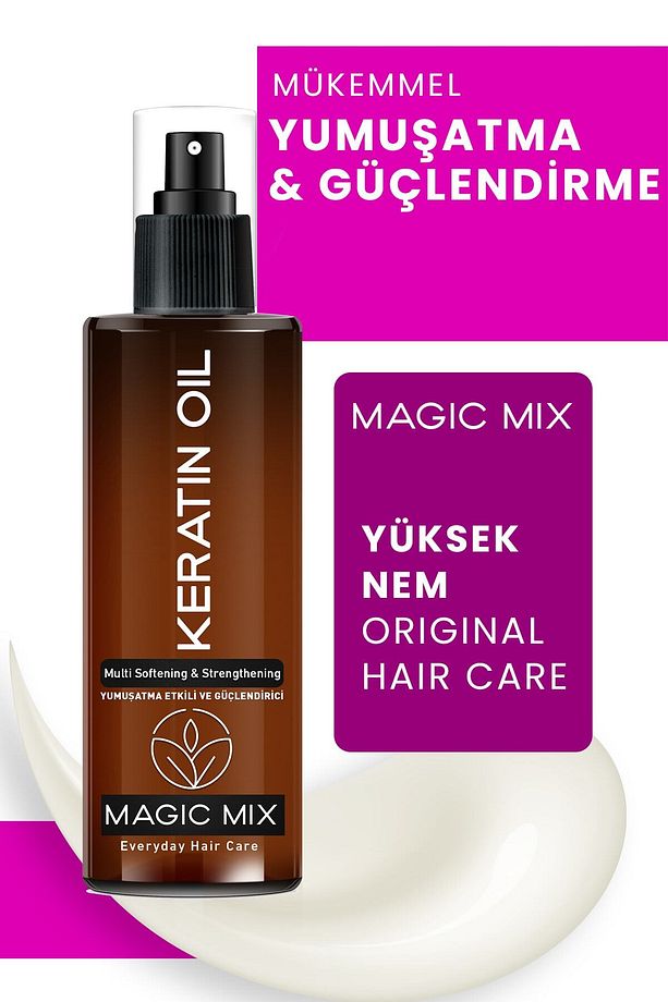 Magıc Mıx Aşırı Yıpranmış Saçlar Için Keratin Yağı 110 ml - 5
