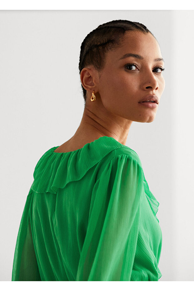 Yeşil Kadın Elbise  37072884 - 8