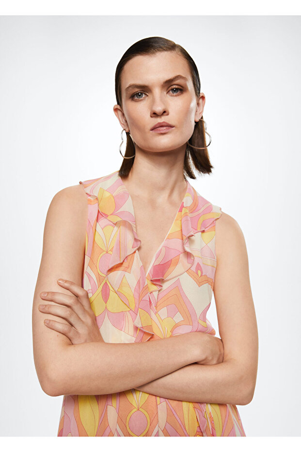 Pembe Kadın Elbise  37031314 - 6