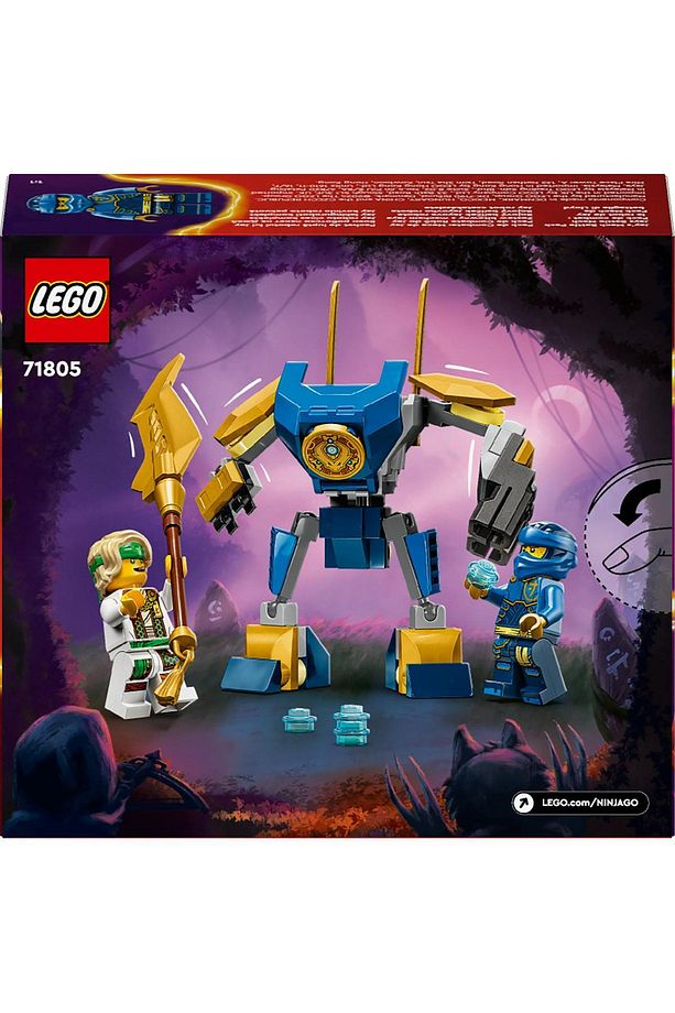 ® NINJAGO® Jay'in Robotu Savaş Paketi 71805 - 6+ Yaratıcı Oyuncak Yapım Seti (78 Parça) - 5