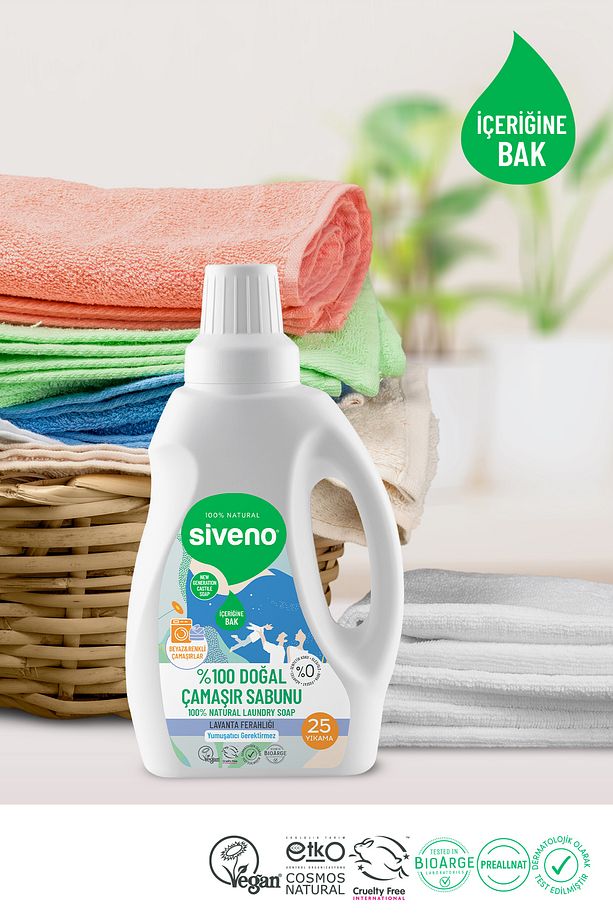 %100 Doğal Çamaşır Sabunu %100 Bitkisel Deterjan Yumuşatıcı Gerektirmez Konsantre 750 ml X 4 Adet - 7