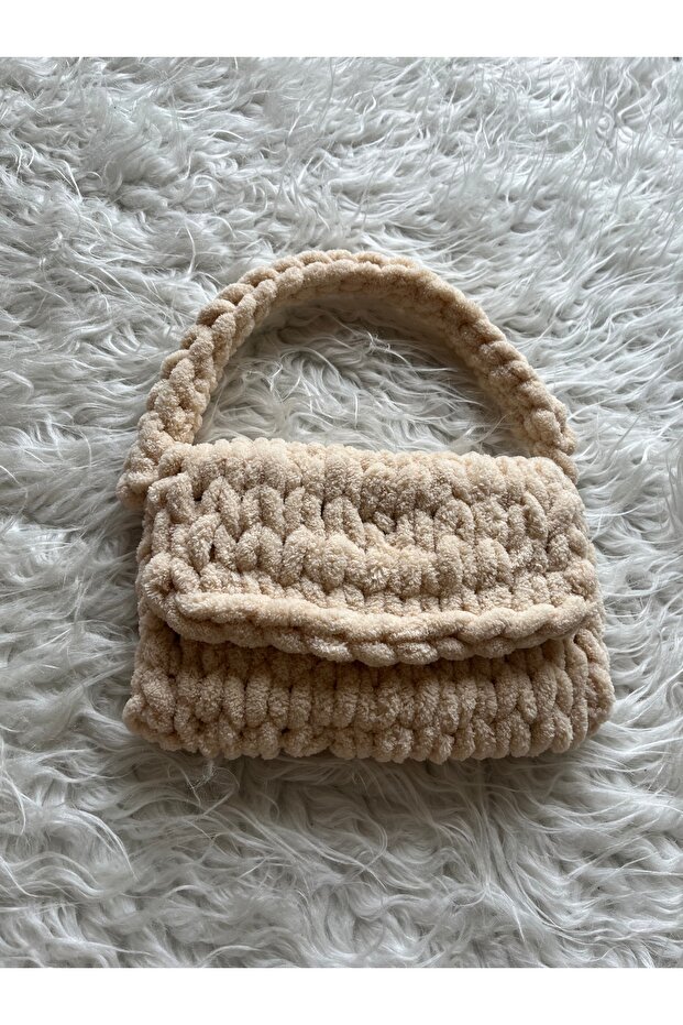 Puffy çıtçıtlı el çantası - 5