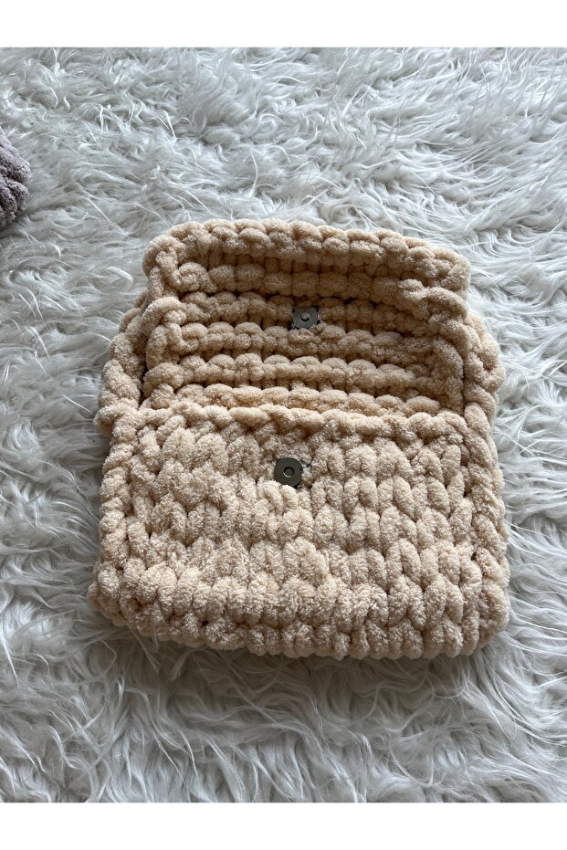 Puffy çıtçıtlı el çantası - 3