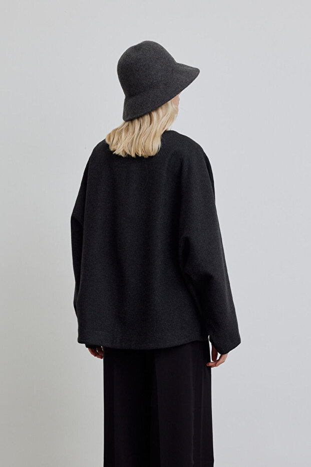 سترة ملعقة ميلانا أنثراسايت - 8