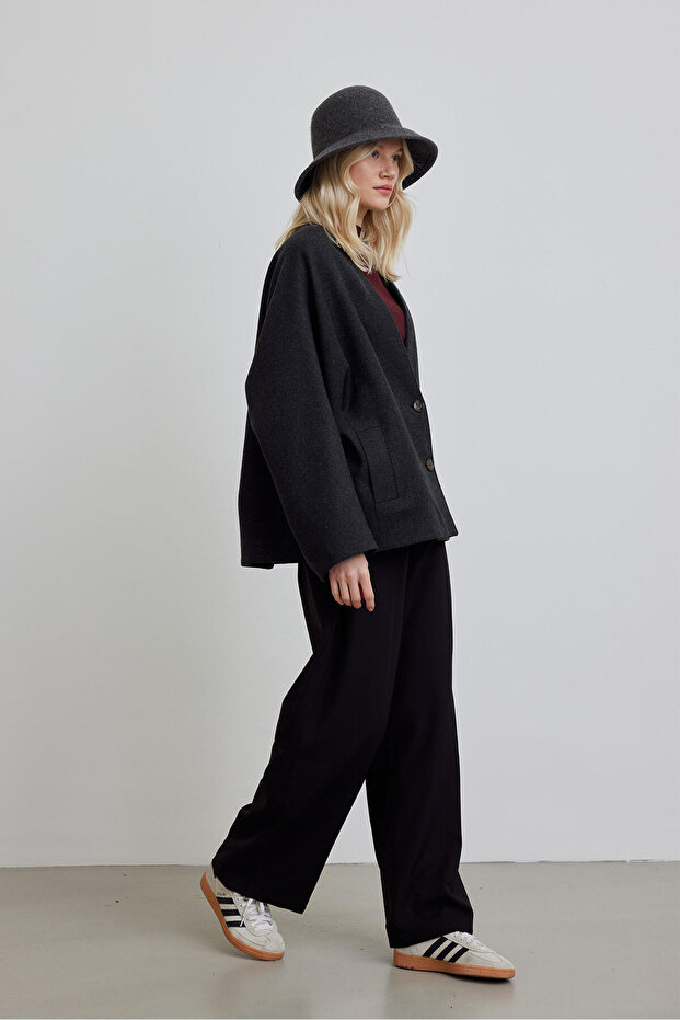 سترة ملعقة ميلانا أنثراسايت - 7