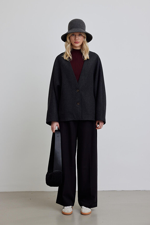 سترة ملعقة ميلانا أنثراسايت - 1