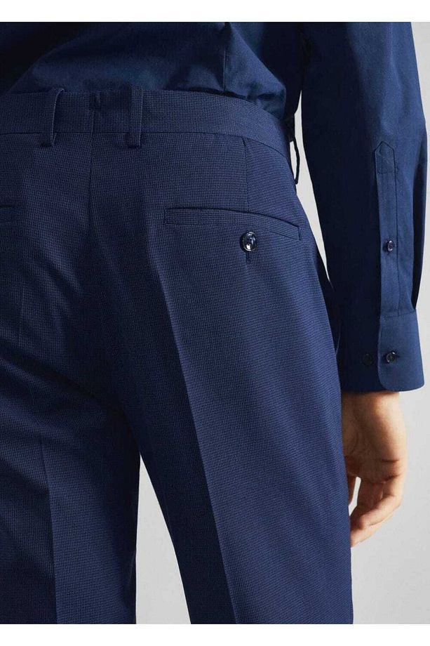 Süper Dar Kesim Kumaş Pantolon - 5