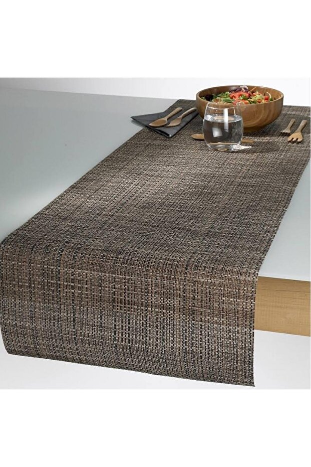 Woven Pvc Table Runner Heat Resistant Non-Slip Washable Woven Vinyl Size: 40 cm x 110 cm (1 piece)