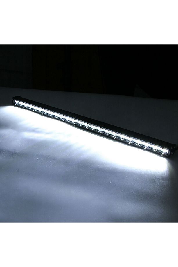 72W 24 Led Tek Sıra Off Road Yayıcı Gündüz Farı Lambası Projektör - 3