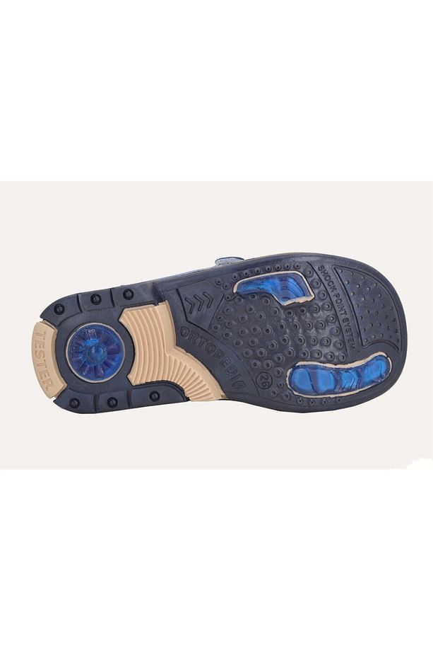 Çocuk Deri Sandalet 1120 - Kot - 4