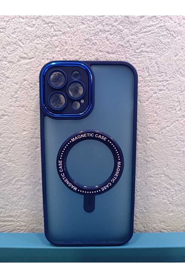 IPHONE 14 PRO MAX UYUMLU MAGSAFE ÖZELLİKLİ UNİX SERT SİLİKON KILIF - 1