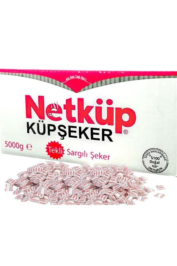 NETKÜP TEK SARGILI KÜP ŞEKER 5000 GR