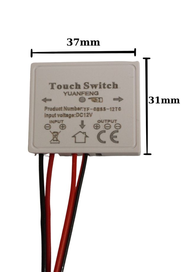 12V 3A Dokunmatik (Touch) Ayna Arkası Sensörü Beyaz Banyo Aynası Sensörü Mobilya Sensörü Led Işık - 2