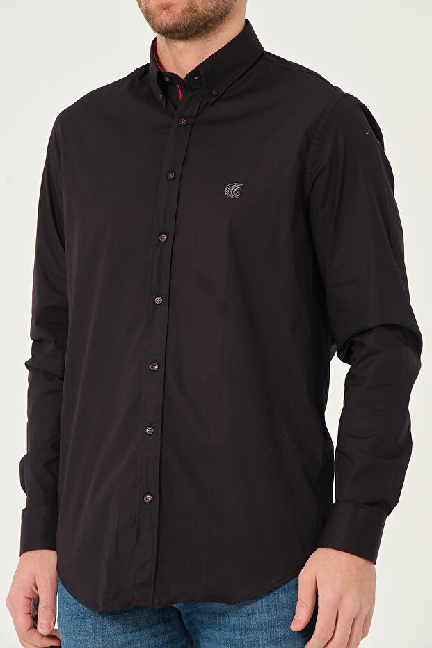 Regularfit Şeritli Gömlek - 7