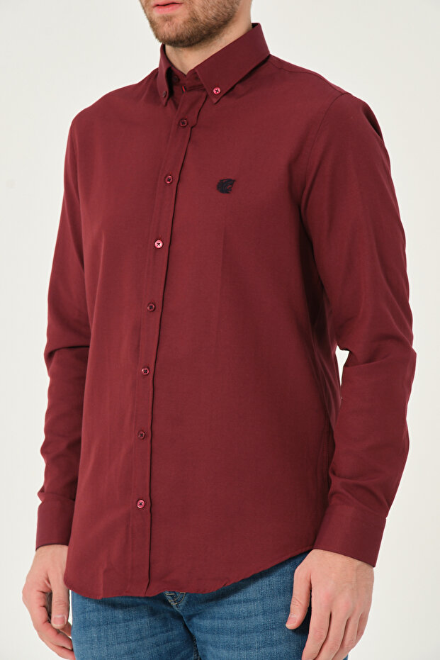 Regularfit Şeritli Gömlek - 7