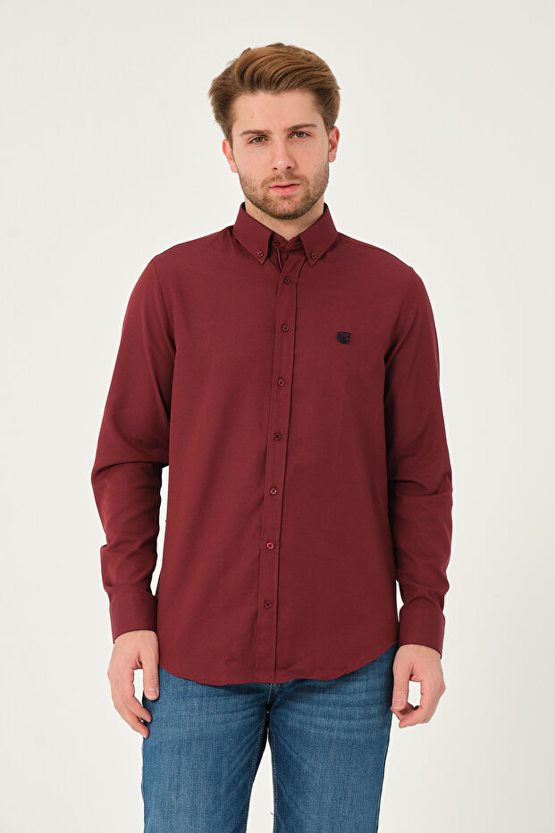 Regularfit Şeritli Gömlek - 1