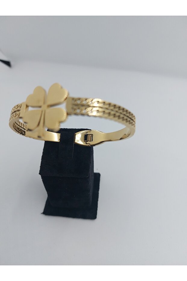 4 Yapraklı Yonca Çelik Kelepçe - 7