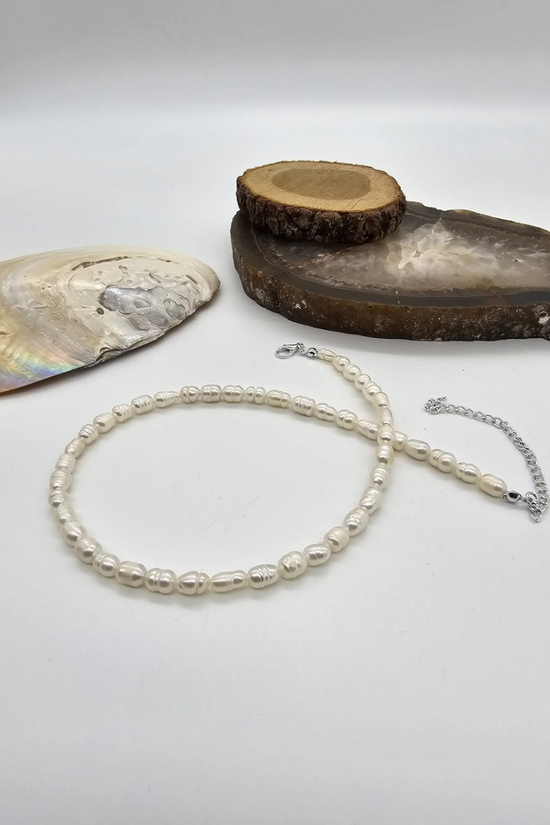 Real ARPA PEARL Quality Necklace (Evil Eye, Luck, Talih, Fertility)