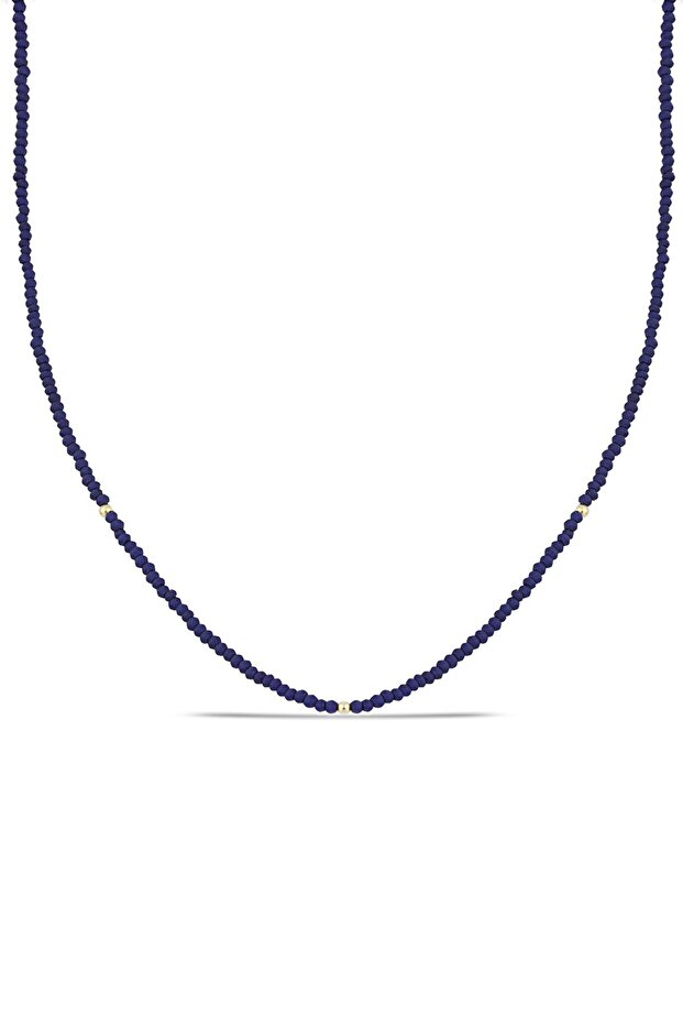 Lapis Taşlı Dİzi Kolye - 3