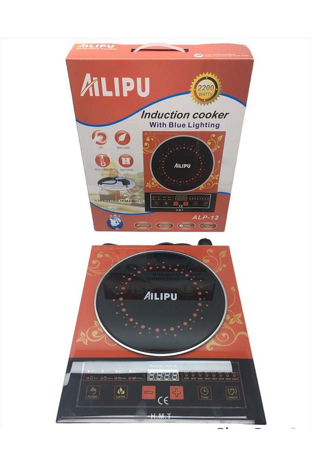 ALP-12 DİJİTAL TEKLİ ELEKTRİKLİ OCAK 2200W (4401) - 1