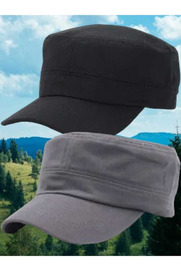 Unisex Cotton Castro Hat 2 Pieces