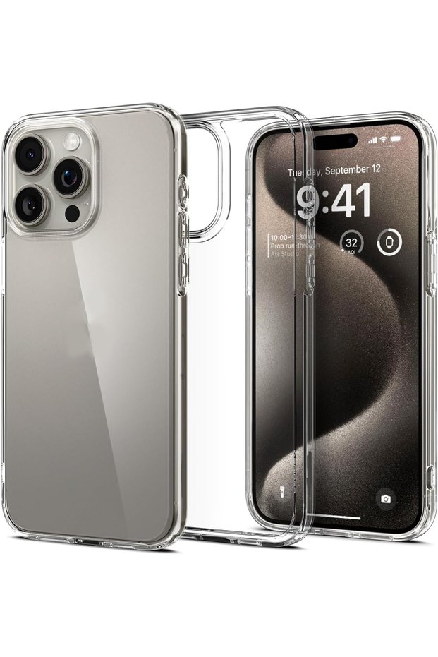 iPhone 15 Pro Compatible Fit Saran Ultra Slim Transparent Case