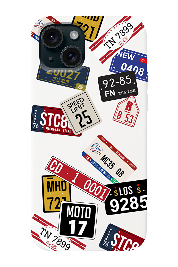 iPhone 15 Plus Compatible Tickets Patterned Launch Phone Case - 1